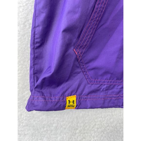 Under Armour MTN Men’s XL Purple Windbreaker Jacket Loose Fit Hooded Lightweight - Picture 6 of 8